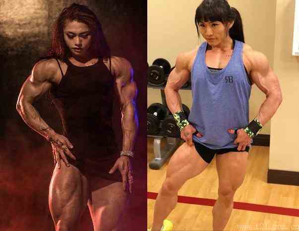 韩国元老级女子健美运动员，体重140斤体脂率7%，秒杀巅峰池妍玉